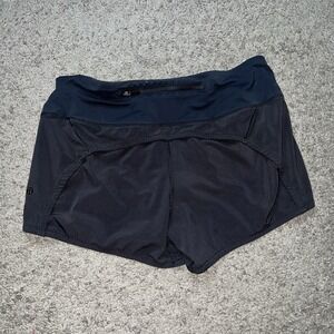 Lululemon Women's Run Times Short II 4" Size 6 Black W7AK0S